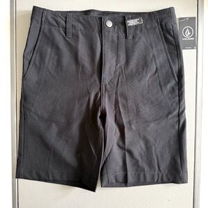 VOLCOM Surf & Turf 4-Way Stretch Shorts | Hybrid Water & Land Shorts | Black